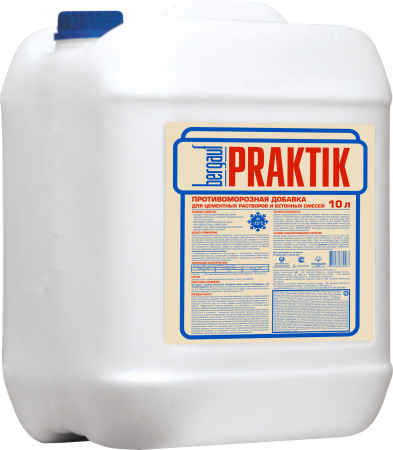 Добавка противоморозная BERGAUF Praktik, 10л